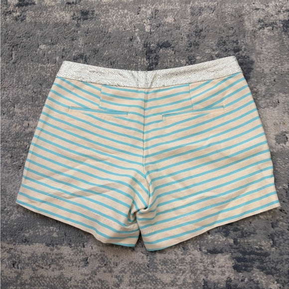 NWOT! Lilly Pulitzer Callahan Shorts, Bayview Stripes Metallic, Women’s 00 - Picture 3 of 7